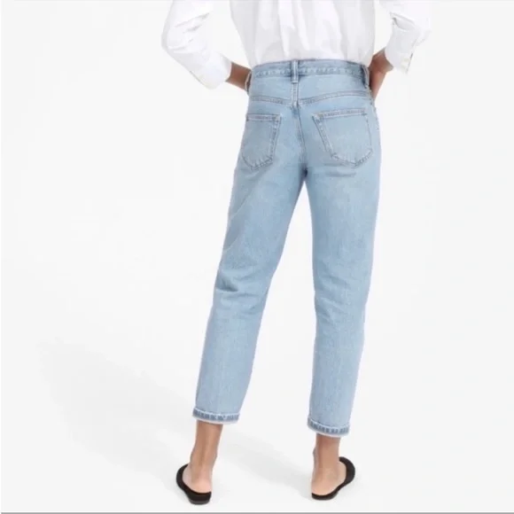 Everlane Boyfriend Jeans Light Wash Size 27 - Picture 7 of 8